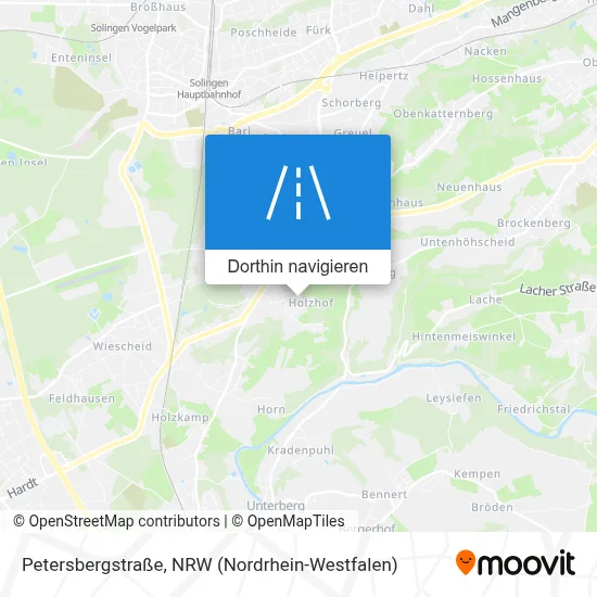 Petersbergstraße Karte