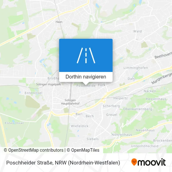 Poschheider Straße Karte
