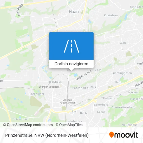 Prinzenstraße Karte