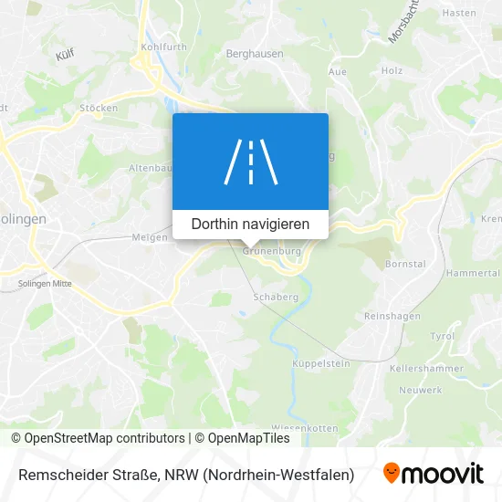 Remscheider Straße Karte