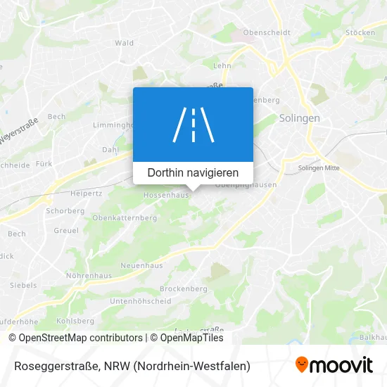 Roseggerstraße Karte