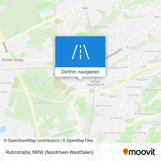 Ruhrstraße Karte