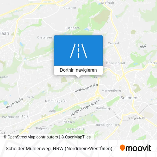 Scheider Mühlenweg Karte