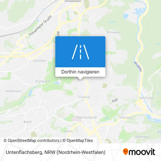 Untenflachsberg Karte