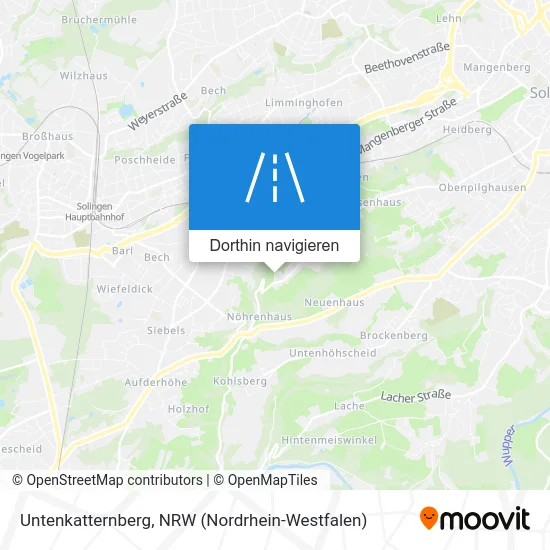 Untenkatternberg Karte