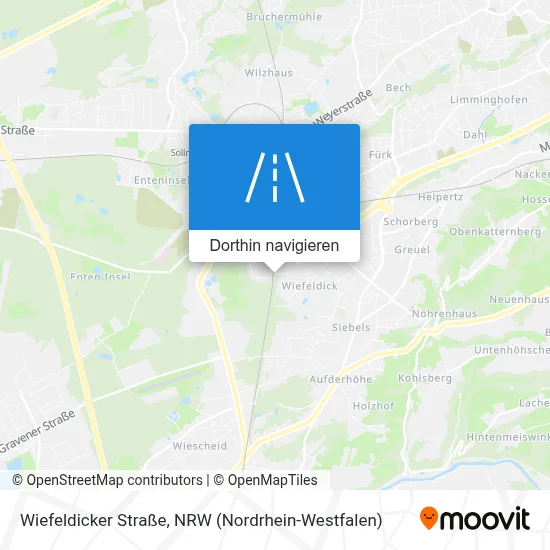 Wiefeldicker Straße Karte