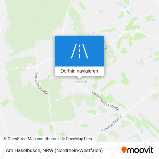 Am Haselbusch Karte