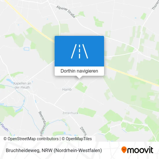 Bruchheideweg Karte