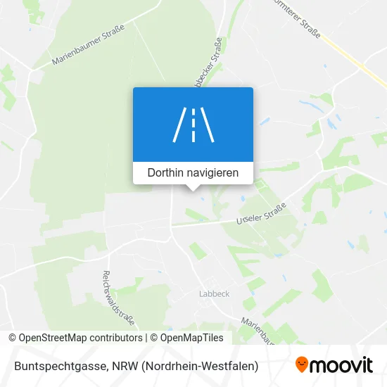 Buntspechtgasse Karte