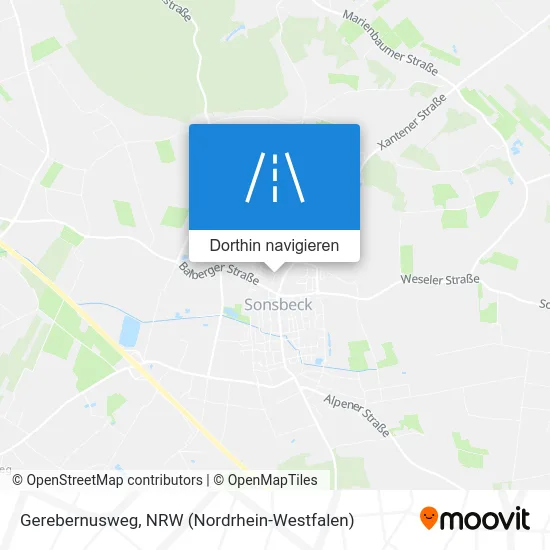 Gerebernusweg Karte