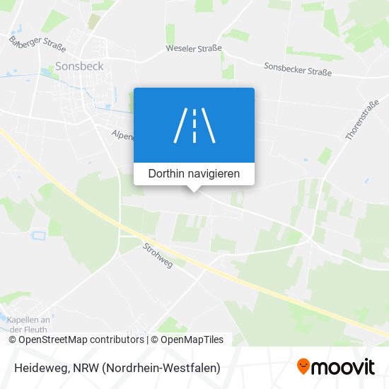 Heideweg Karte