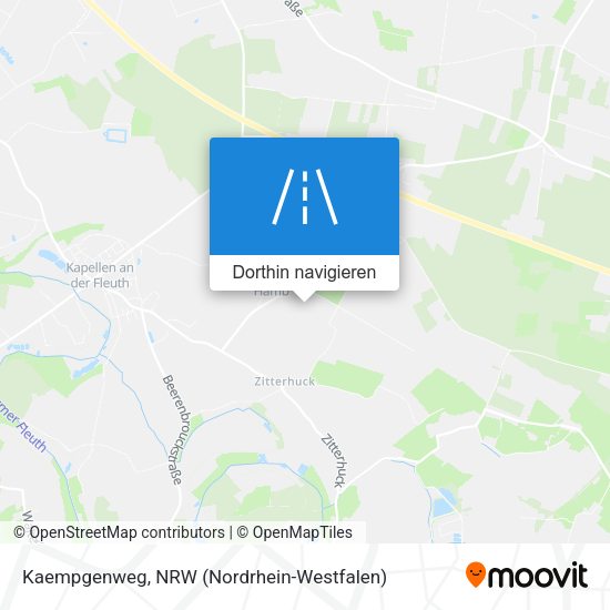 Kaempgenweg Karte