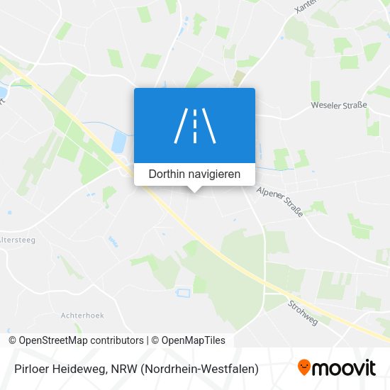 Pirloer Heideweg Karte