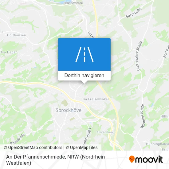 An Der Pfannenschmiede Karte