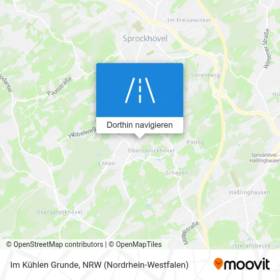 Im Kühlen Grunde Karte