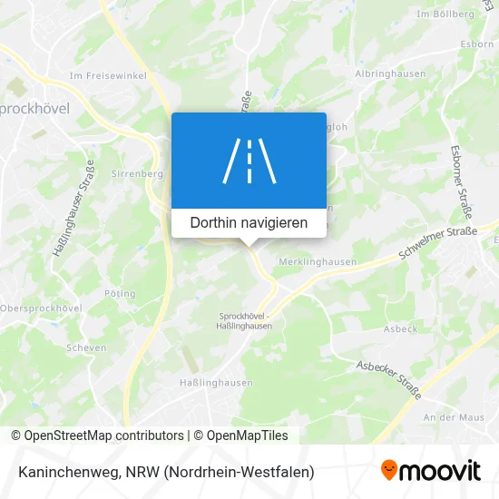 Kaninchenweg Karte