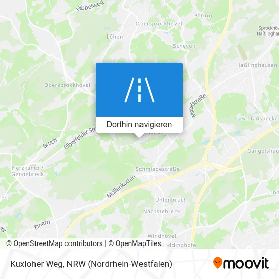 Kuxloher Weg Karte