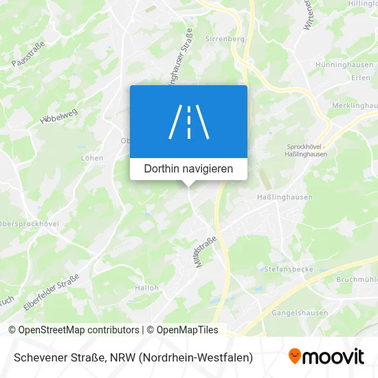 Schevener Straße Karte