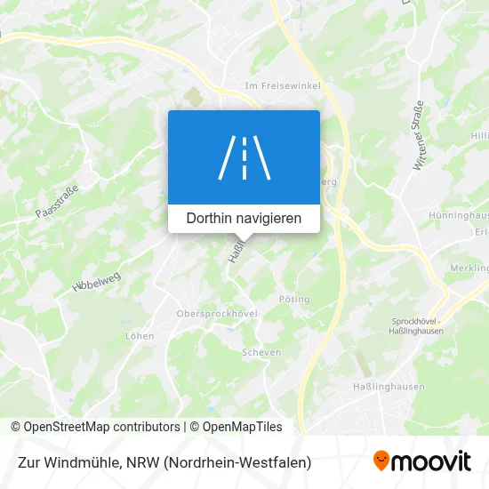 Zur Windmühle Karte