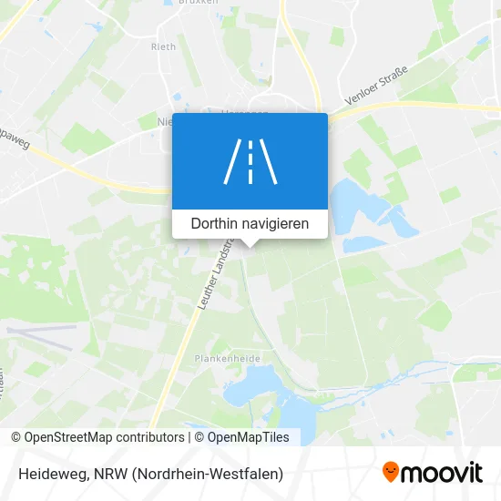 Heideweg Karte