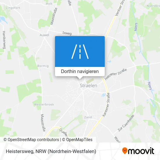 Heistersweg Karte
