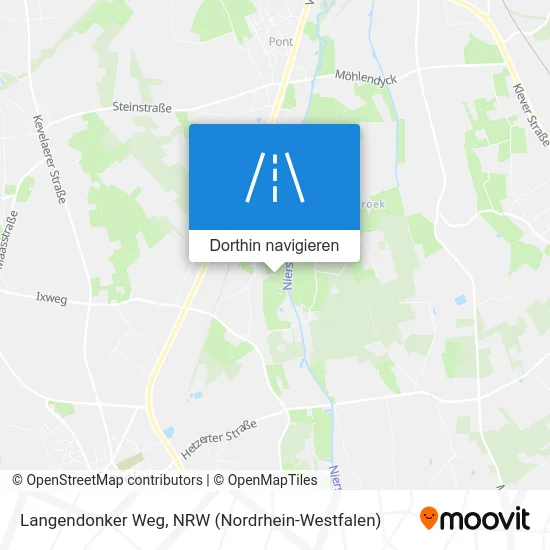 Langendonker Weg Karte