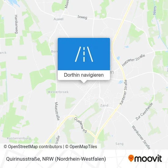 Quirinusstraße Karte