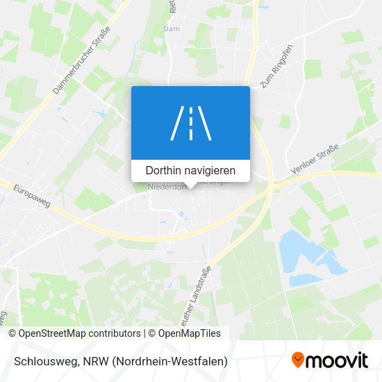 Schlousweg Karte