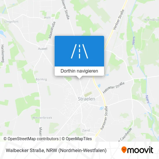 Walbecker Straße Karte