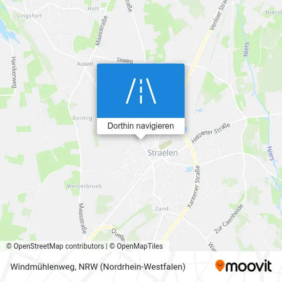 Windmühlenweg Karte