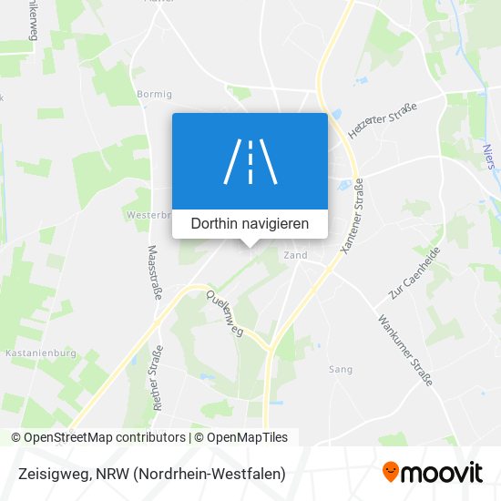 Zeisigweg Karte