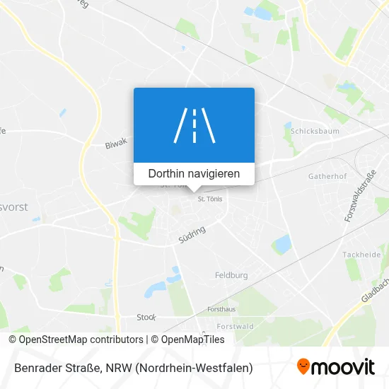 Benrader Straße Karte
