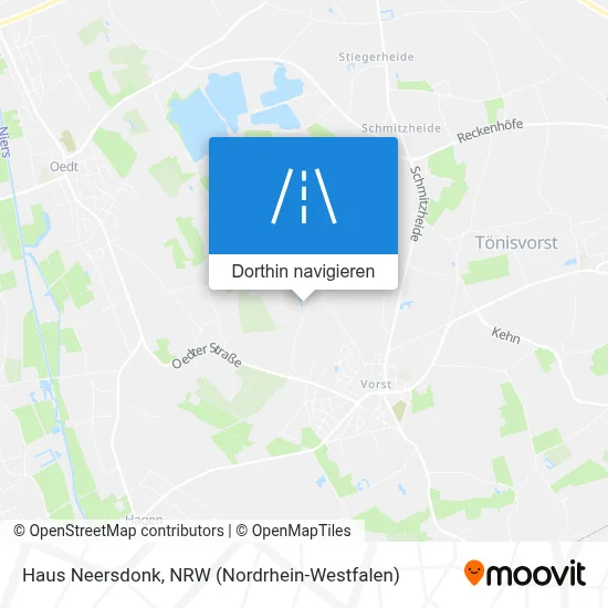 Haus Neersdonk Karte