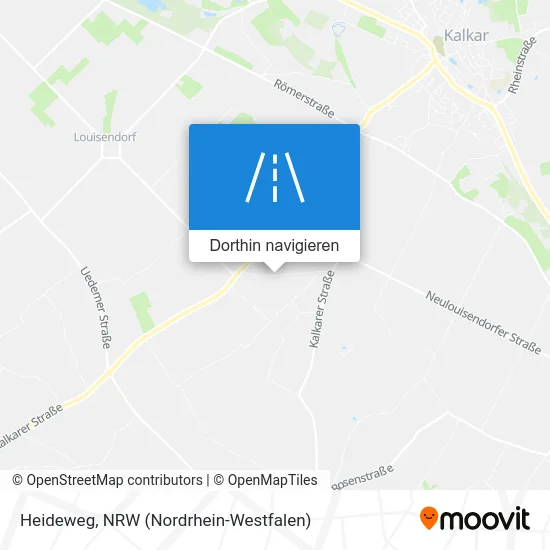 Heideweg Karte