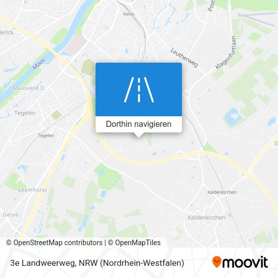 3e Landweerweg Karte