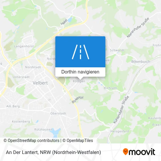 An Der Lantert Karte