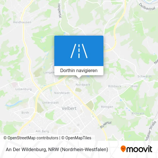 An Der Wildenburg Karte