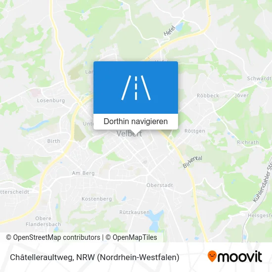 Châtelleraultweg Karte