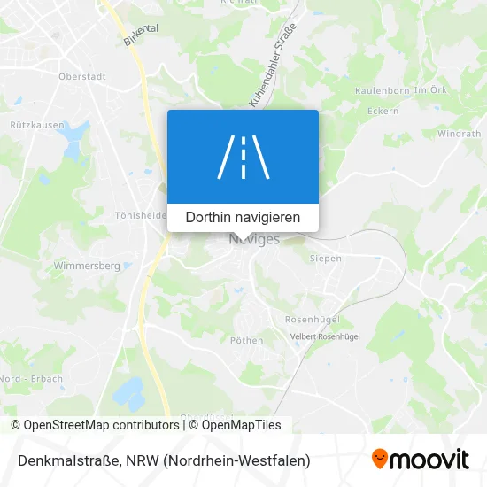 Denkmalstraße Karte