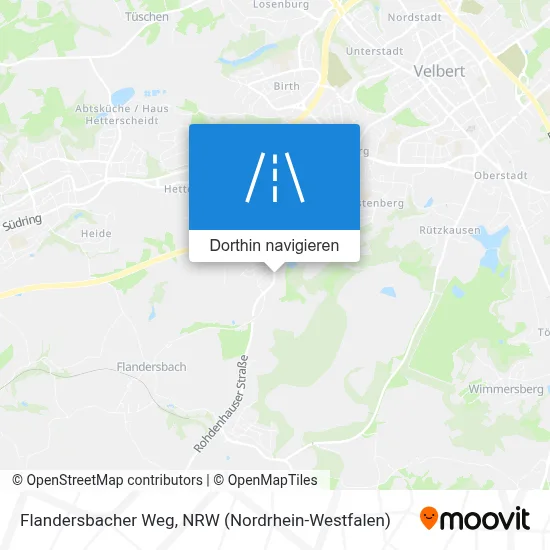 Flandersbacher Weg Karte