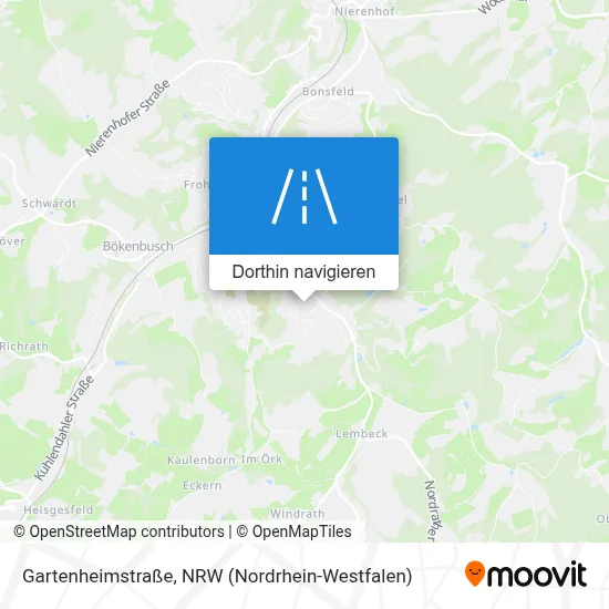 Gartenheimstraße Karte
