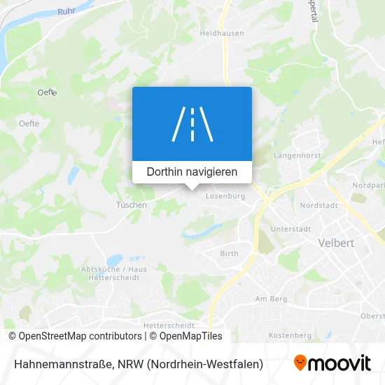 Hahnemannstraße Karte