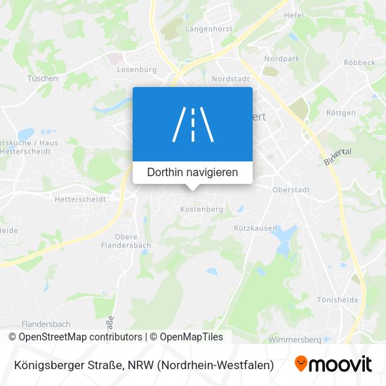 Königsberger Straße Karte