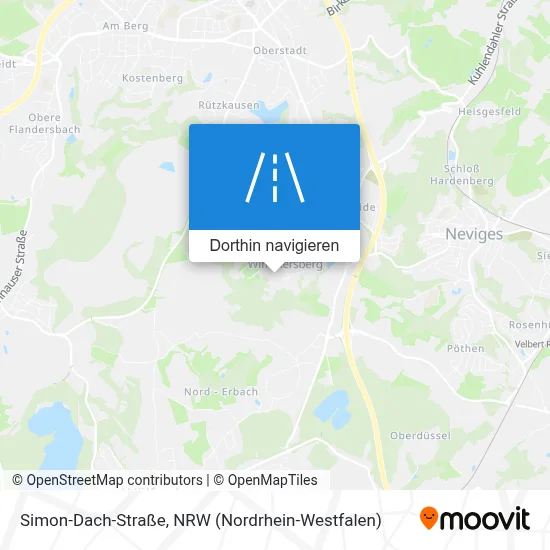 Simon-Dach-Straße Karte