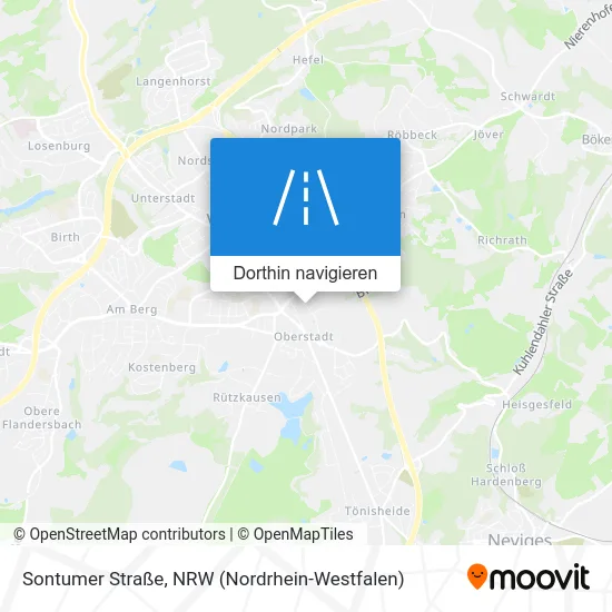 Sontumer Straße Karte