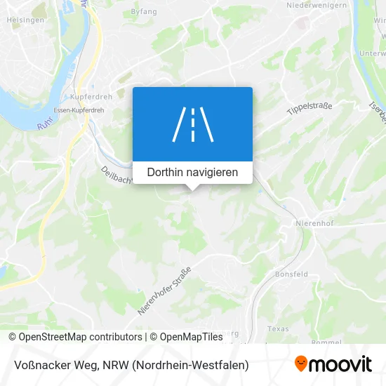 Voßnacker Weg Karte