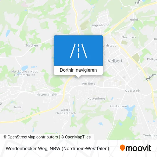 Wordenbecker Weg Karte