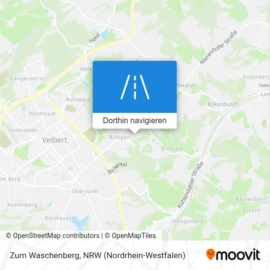 Zum Waschenberg Karte