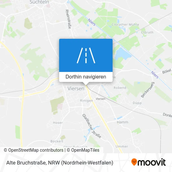 Alte Bruchstraße Karte