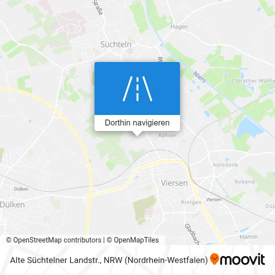 Alte Süchtelner Landstr. Karte